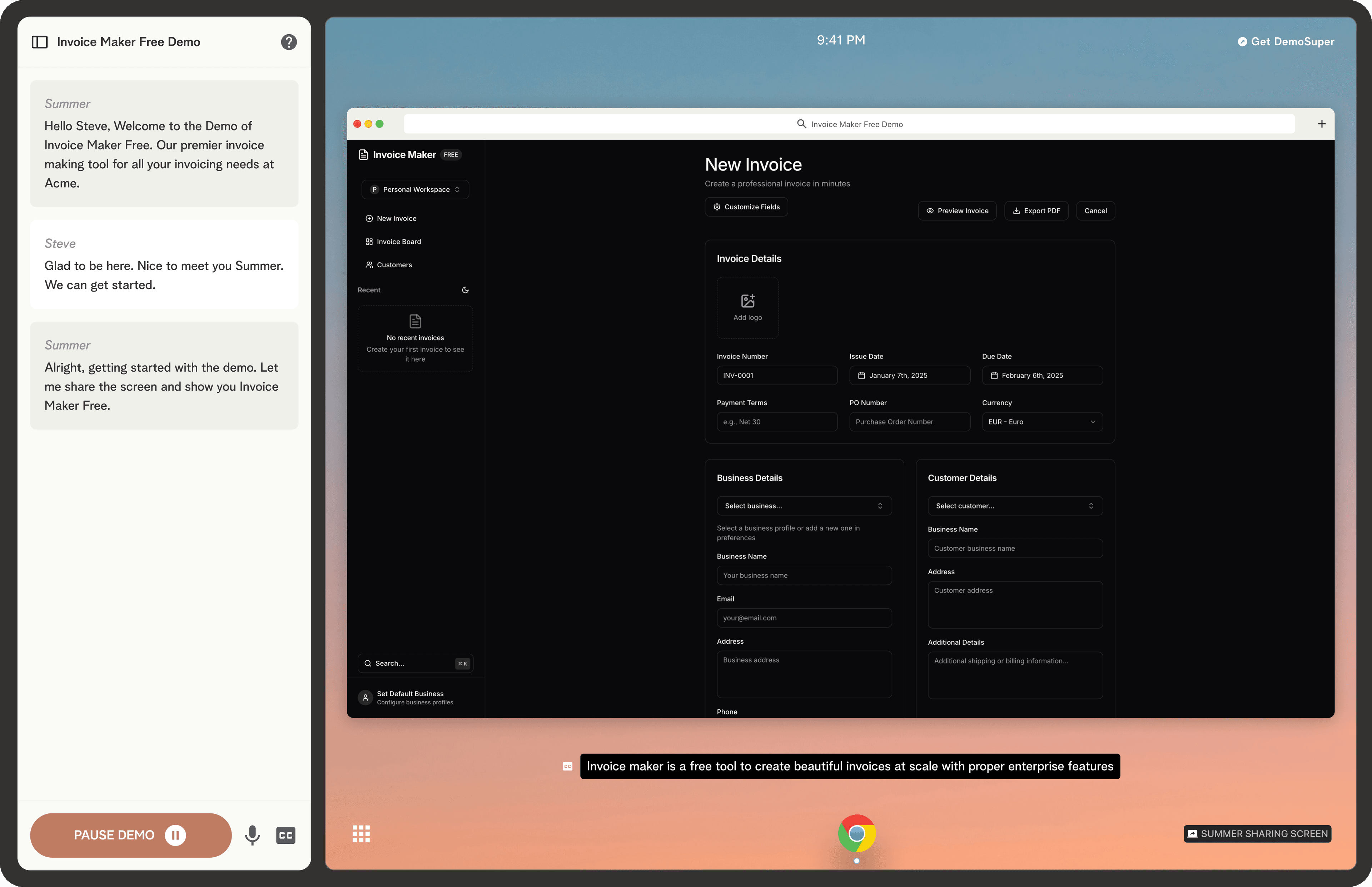 TouchStage Interface